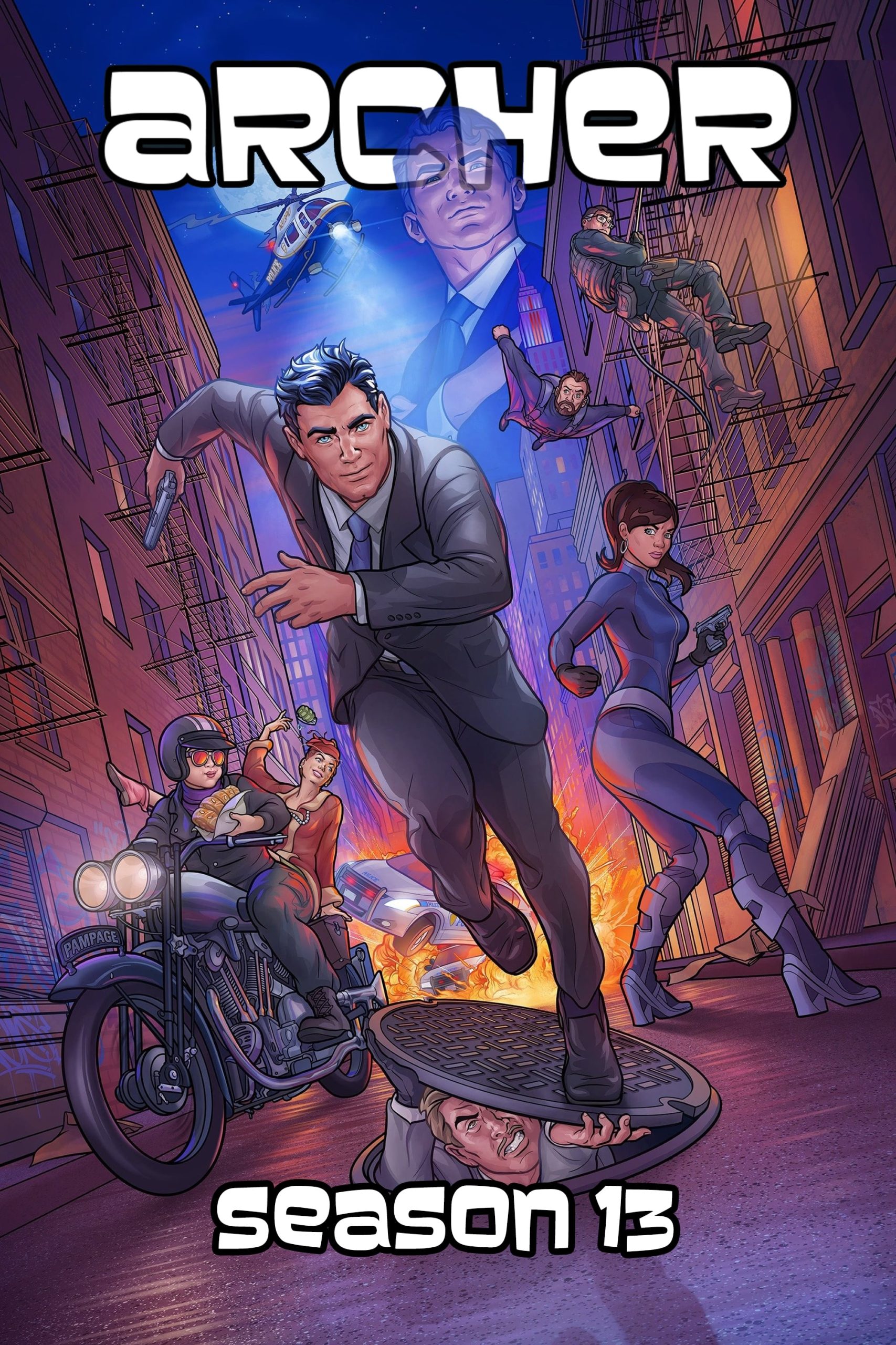 انمي مسلسل Archer الموسم الثالث عشر الحلقة 8 والاخيرة